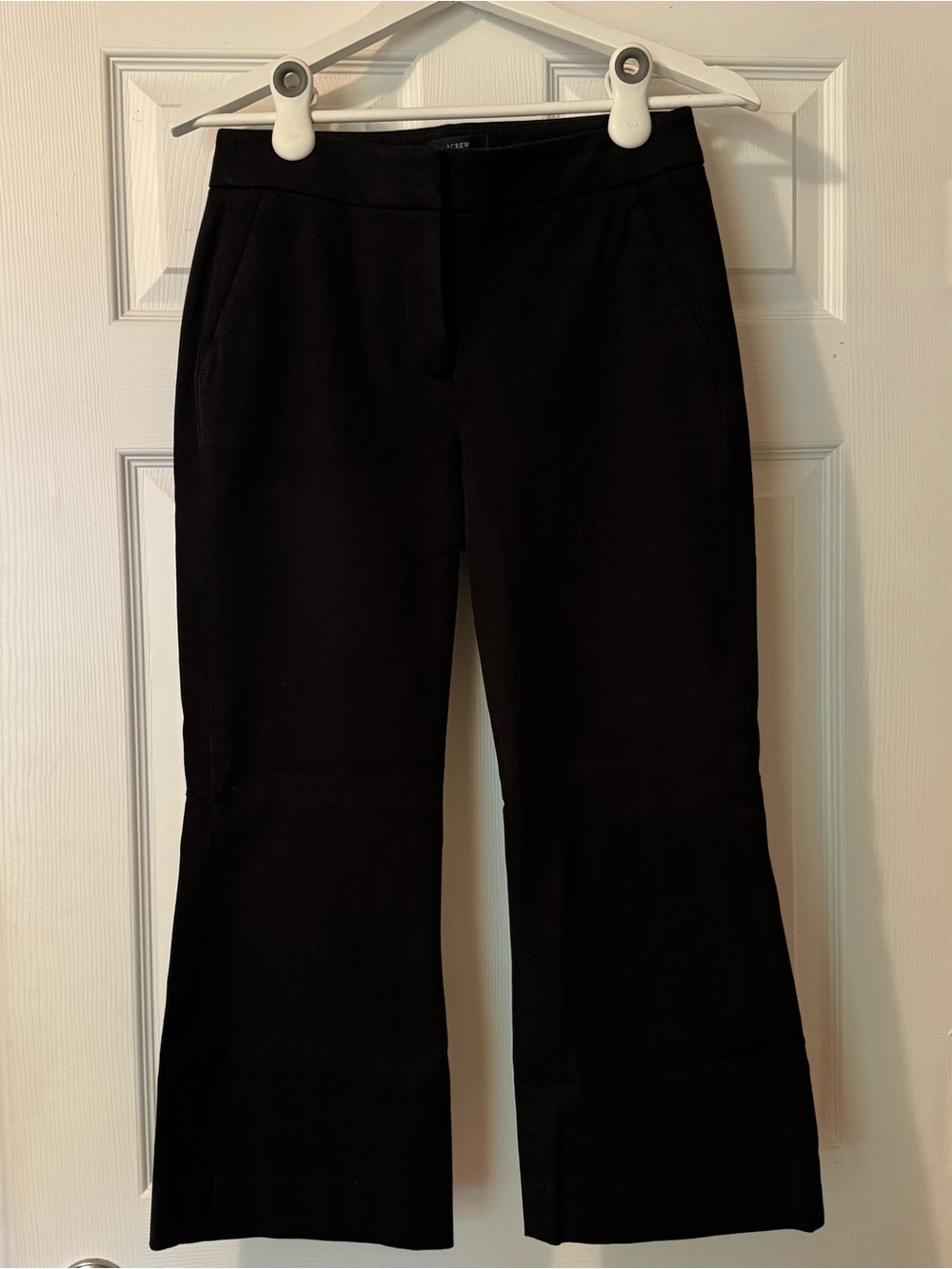 J. Crew Black Boot‑Cut Dress Pants